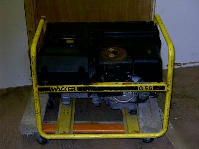 Wacker 5600 watt generator 11HP- used works perfect