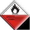 Spon.combustable sign-adh.vinyl-100X100MM(ha-015-ab)