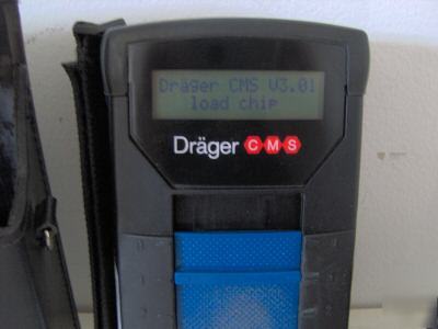 Drager draeger cms analyzer gas datalogging detector