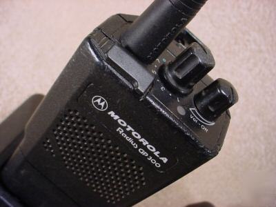 2 motorola GP300 vhf 148-174 mh 5W 8 ch portable radio 