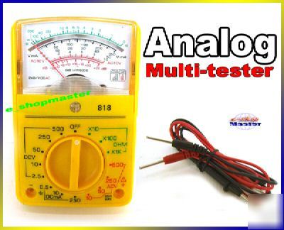 Analog electrical circuit multi-tester multi-meter 818