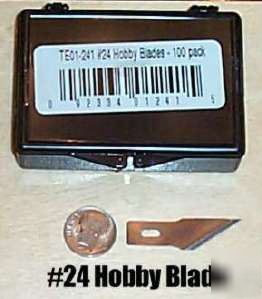 Hobby blade qty 2 bulk pack 100 # 24