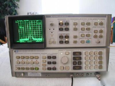 Hp - agilent 8566A spectrum analyzer w/display & cables