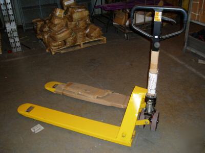 Industrial pallet jack, hydraulic forklift, fork lift