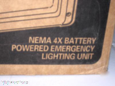 Lithonia nema 4 4X battery emergency lighting light 