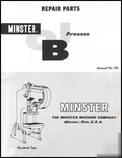 Minster obi parts manual 155 