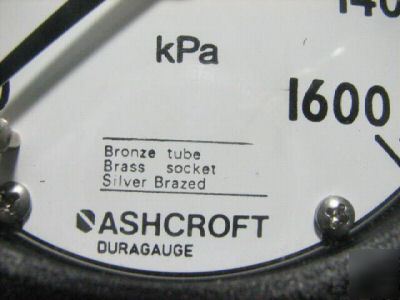 New ashcroft duragauge 1600KPA 4.5