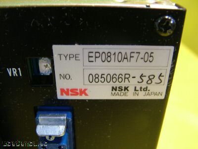 Nsk megatorque motor and driver EP0810AF7-05