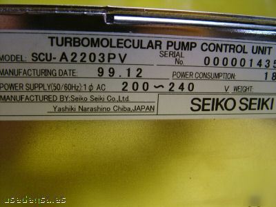 Seiko seiki turbopump controller stp-A2203PV