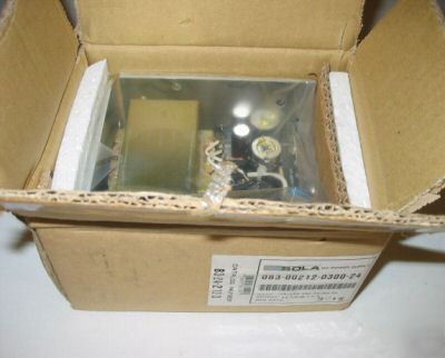 Sola dc power supply single output linear 83-24-212-03