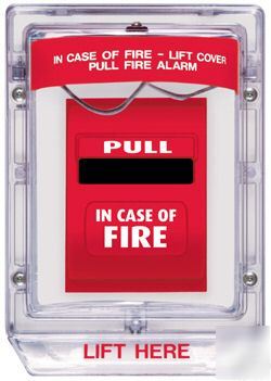 Stopper ii fire alarm pull station cover sti-1200 