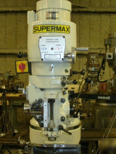 Supermax / yci vertical turret milling machine