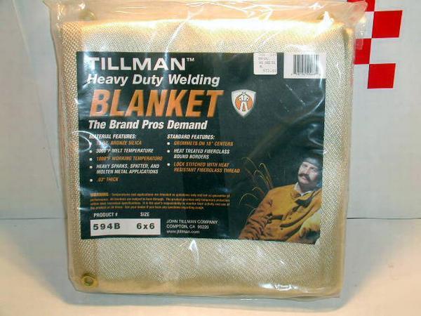 Tillman 594 6'X6' heavy duty welding blanket buysafe