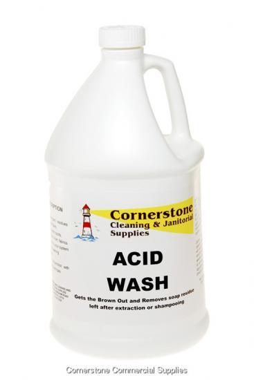Acid wash 1 gallon commercial carpet cleaning agent