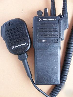 Mint motorola HT1000 vhf 16-ch radio with speaker/mic