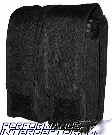Molle quad rifle magazine pouch police swat fits vest