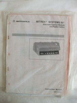 Motorola mitrek systems 90 control module manual 