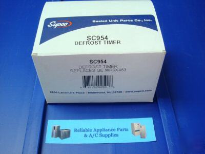 New brand SC954 defrost timer replaces a ge WR9X483