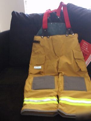 New fire-dex P84 express turnout gear pants size large