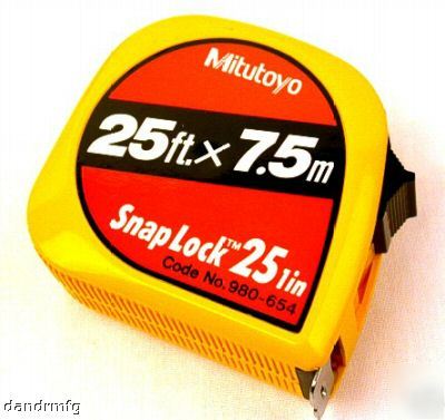 New mitutoyo japan 25 foot ft precision measuring tape