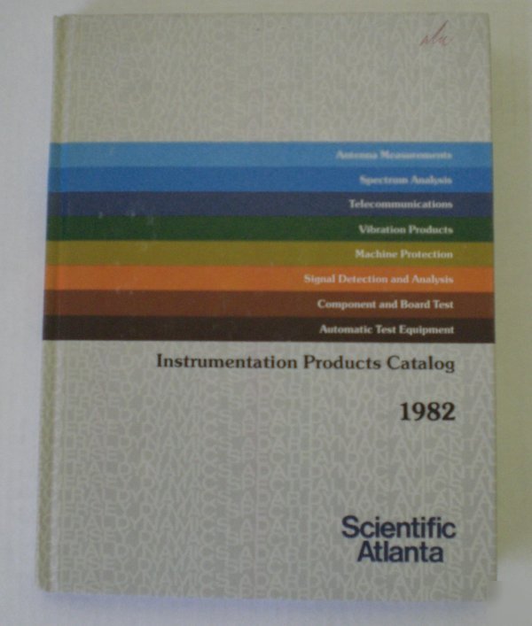Scientific atlanta instrumentation products catalog '82