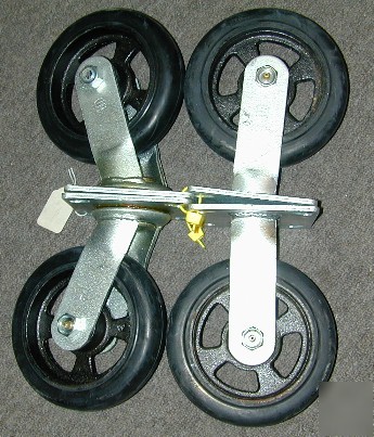 Wheel caster set 6 x 1 1/2