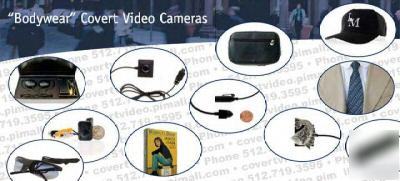  high-tek belt buckle covert video camera and dvr/pro