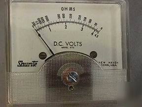 1 shurite meter 10,000 ohms & 4.5 volts