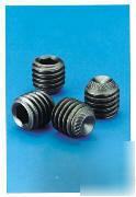 100 alloy knurled point socket set screws 8-32 x 5/16
