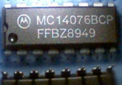 25 MC14076BCP 4076 CD4076 equiv. 4-bit d-type registers