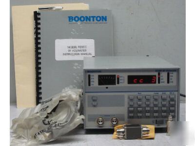 Boonton 9200C rf voltmeter w/manual, probes ++