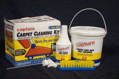 Capture carpet cleaner kit 4LB size advanced formula 