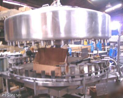 Cemac 45 valve rotary bottle filler stainless steel 