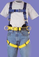 Full body harness construction removable belt 955H