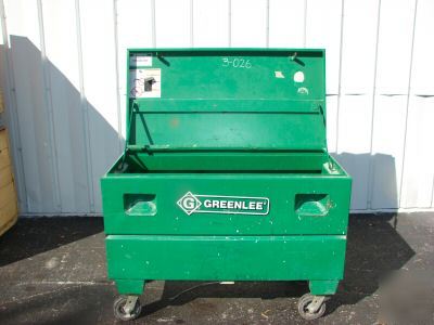 Greenlee storage box 2448 on casters 