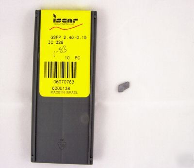 Iscar 12 carbide inserts gsfp 2.40 - .15 ic 328 