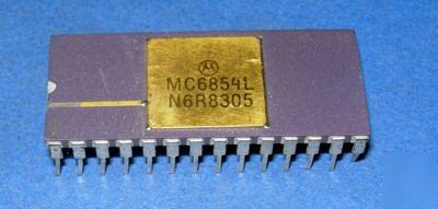 MC6854L vintage mot 28-pin gold ic rare 6854 1983+