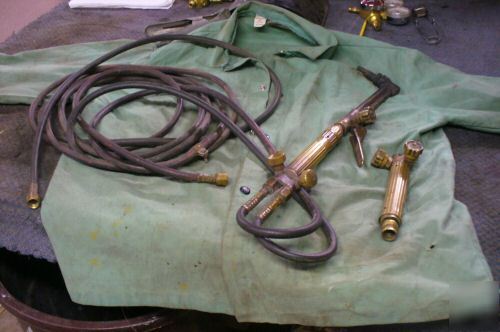Purox oxy acetylene cutting torch regulators hoses etc