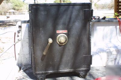The mosler safe company antique vintage fire safe