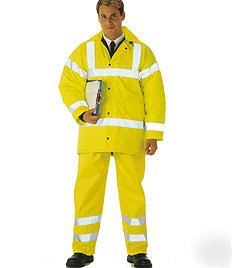 Warrior motorway jacket hi-viz yellow medium EN471 