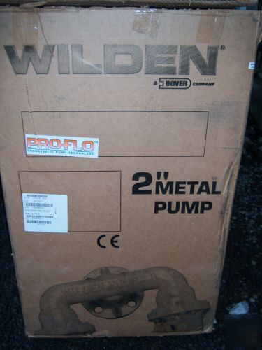 Wilden pro-flo P800 advanced metal ss pump p/n 08-7050