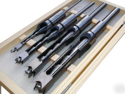 4 piece mortising chisel set( morticer woodworking tool