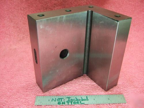 Angle plate toolmaker machinist hardened ground 5/16X18