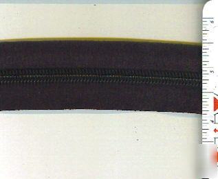 #8 coil zipper tape black 30 yard piece wholesale lot