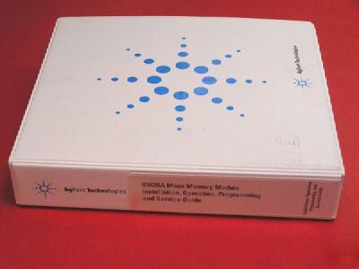 Agilent 85620A inst., ops.& programming service guide