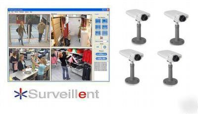 Axis complete ip poe 4-camera system 210A 0233-004 