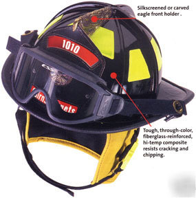 Cairns 1010GDB firefighting helmet black