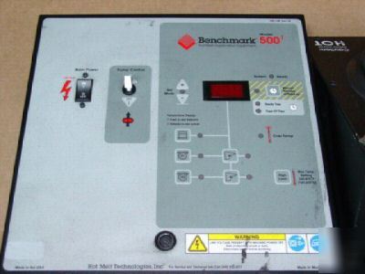 Hot melt tec benchmark 500 adhesive glue dispenser tank