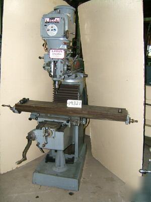 Lagun vertical milling machine, no. ftv-2, 2 hp (19321)