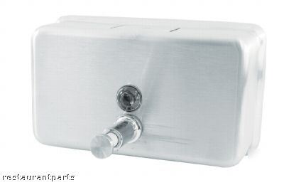 New soap dispenser rectangular wall mount 40Z s/s 38204